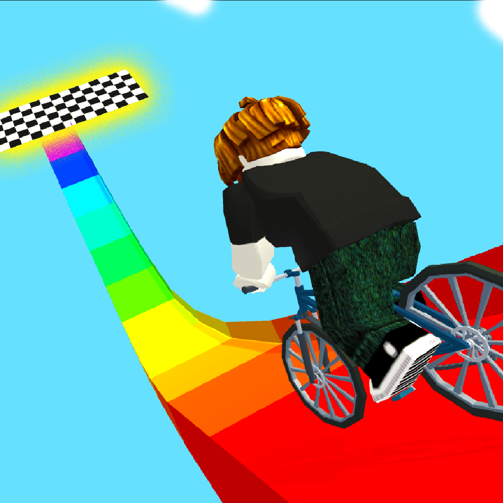 Obby but you're on a Bike
